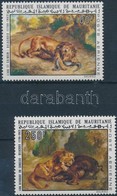 ** 1973 Eugéne Delacroix Festmények Sor Mi 452-453 - Andere & Zonder Classificatie