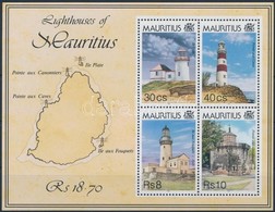 ** 1995 Világítótornyok Blokk,
Lighthouses Block
Mi 17 - Sonstige & Ohne Zuordnung