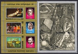 ** 1978 Goya Festmények Kisív + Dürer Blokk Mi 1181-1183 + 56 - Andere & Zonder Classificatie