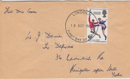 1966 Football Világbajnokság, Anglia Felülnyomással 'ENGLAND WINNERS' Mi 429 Futott FDC-n - Altri & Non Classificati