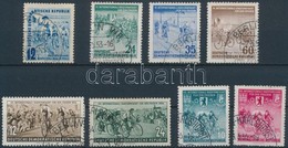 O 1952-1955 Nemzetközi Kerékpár Verseny Sor Mi 307, 355-357, 426-427, 470-471 - Autres & Non Classés