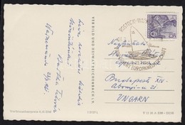 1961 Képeslap A Rostock-warnemündei Finndinghy EB Bélyegzésével - Other & Unclassified