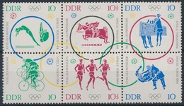 ** 1964 Nyári Olimpia Hatostömb Mi 1039-1044 - Andere & Zonder Classificatie