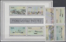 ** 1975 Otto Schröder Festmények Négyestömb Mi 409-412 + Blokk Mi 1 - Other & Unclassified