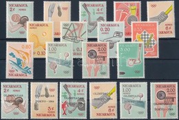 ** 1963-1964 Nyári Olimpia Sorok Mi 1335-1347, 1366-1371 - Sonstige & Ohne Zuordnung