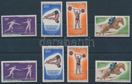 ** 1968 Nyári Olimpia érmesei Fogazott és Vágott Sor Mi 189-192 - Andere & Zonder Classificatie