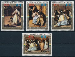 ** 1972 UNESCO, Festmények Sor Mi 318-321 - Altri & Non Classificati