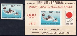 ** 1964 Tokiói Olimpia Mi 745 + Blokk Mi 22 - Andere & Zonder Classificatie