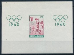 ** 1960 Római Olimpia Nem Hivatalos Blokk - Other & Unclassified