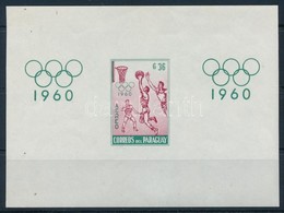 ** 1960 Római Olimpia Nem Hivatalos Blokk - Sonstige & Ohne Zuordnung