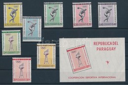 ** 1962 Sport, Olimpia Mi 1103-1110 + Blokk 28 - Other & Unclassified