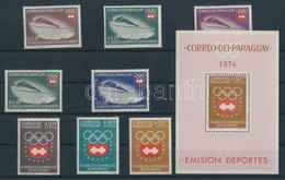 ** 1963 Téli Olimpia Innsbruck Mi 1249-1256 + Blokk Mi 48 - Otros & Sin Clasificación