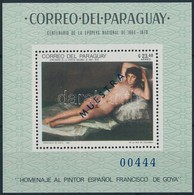 ** 1969 Goya: Festmény Blokk Mi 132 MUESTRA - Autres & Non Classés