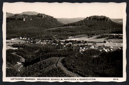 C5304 - Gohrisch - Sächsische Schweiz - Papststein - A. Hering - Landpost Landpoststempel über Königstein - Gohrisch