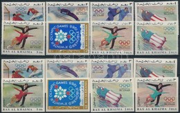 ** 1967 Téli Olimpia, Grenoble Sor Mi 209-216 A+B - Other & Unclassified