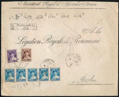 1928 Külügyminisztériumi Ajánlott Levél Berlinbe - Other & Unclassified