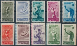 ** 1945 Népsport I-II Sor Mi 874-878 + 879-883 - Andere & Zonder Classificatie