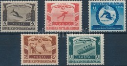 ** 1951 Egyetemi Téli Sportjátékok Sor Mi 1247-1251 - Autres & Non Classés