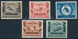 ** 1951 Téli Sport Sor Mi 1247-1251 - Other & Unclassified