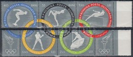 ** 1960 Római Nyári Olimpia Sor Kettes és Hármascsíkokban Mi 1853 A-1857 A - Andere & Zonder Classificatie