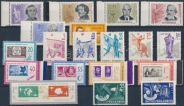 ** 1963 44 Db Bélyeg, Közte Teljes Sorokkal 2 Stecklapon - Andere & Zonder Classificatie