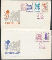 1963 Röplabda EB. Sor Mi 2153-2159 2 Db FDC - Other & Unclassified