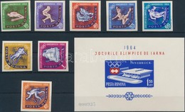 ** 1963 Téli Olimpia Fogazott és Vágott Sor Mi 2195-2210 + Blokk Mi 55 - Andere & Zonder Classificatie