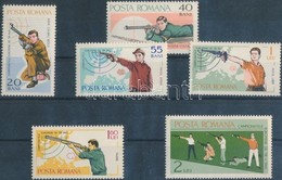 ** 1965 Sportlövészeti EB Fogazott Sor + ívszéli Vágott Sor Mi 2407-2418 (2 Stecklap) - Sonstige & Ohne Zuordnung