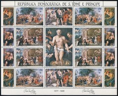 ** 1983 Rubens Festmények Kisív Mi 815-816 - Autres & Non Classés