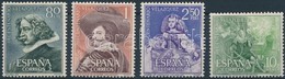 ** 1961 Velázquez Festmények Sor Mi 1235-1238 - Autres & Non Classés