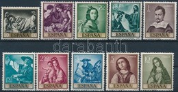 ** 1962 Festmények (V.) Sor Mi 1304-1313 - Andere & Zonder Classificatie