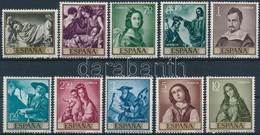 ** 1962 Festmények Sor Mi 1304-1313 - Otros & Sin Clasificación