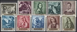 ** 1962 Festmények: Francisco De Zurbarán Sor Mi 1304-1313 - Other & Unclassified