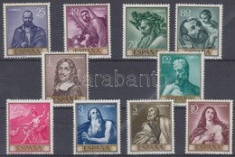 ** 1963 Ribera Festmények Sor Mi 1384-1393 - Other & Unclassified