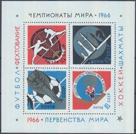 ** 1966 Sport Világbajnokságok Blokk Mi 43 - Otros & Sin Clasificación