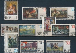 ** 1968 Festmények Sor Mi 3576-3585 - Andere & Zonder Classificatie