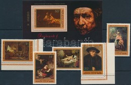 ** 1976 Rembrandt Sor Mi 4551-4555 + Blokk 116 - Autres & Non Classés