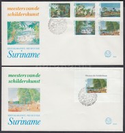 1981 Festmények Sor Mi 957-961 + Blokk Mi 31 2 FDC - Otros & Sin Clasificación