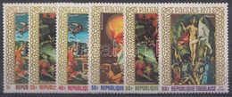 ** 1971 Húsvét, Festmények Sor + Blokk Mi 856-861 + 55 - Otros & Sin Clasificación