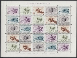 ** 1960 Római Nyári Olimpia Kisív Mi 1769-1773 - Autres & Non Classés