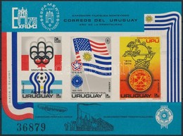 ** 1975 Bélyegkiállítás Blokk,
Stamp Exhibition Block
Mi 28 - Other & Unclassified