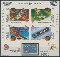 ** 1994 Téli Olimpia Vágott Blokk,
Winter Olympics Imperforated Block
Mi 62 - Autres & Non Classés