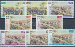 ** 1961 Carabobo-i Csata; Festmény Sor Mi 1423-1430 (sárgult Gumi) - Andere & Zonder Classificatie