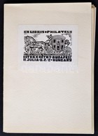 Ex Libris Philately 30 Db Aláírt Filatéliával Kapcsolatos Ex Libris, Vertel József, Kass János és Mások, Sorszámozott 46 - Other & Unclassified