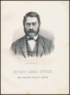 Cca 1860 6db Magyarosított Nevű Külföldi  Politikusokat ábrázoló Kőnyomat, Litográfia. Marastoni József Munkái. Sigl Gyö - Prenten & Gravure