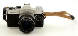 Topcon Unirex EE Kamera Tokyo Kogaku 1:2,8 F=50mm Objektívvel, Távkioldóval + Leírás / Vintage Japanese Camera - Cameras