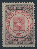 ** Rózsahegy 1913 Városi Illeték 1K Használatlan (40.000) - Unclassified