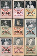 1937-1949 11 Db BSzKRt Fényképes Igazolvány, Egymást Követő évekből - Zonder Classificatie