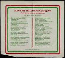 Cca 1927 Bucsi József: Magyar Irredenta Szózat (Rothermere Lord Akciójához.)+Ima Rothermere Lordért és Fiáért, Mr. Esmon - Ohne Zuordnung