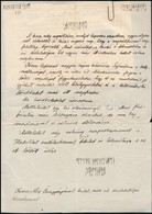 1938-39 Magyar Adorján (1887-1978) Magyar őstörténet Kutató Levelei Arany Bálinthoz. 8 Db, Részben Rovásírással írt Kézí - Non Classés